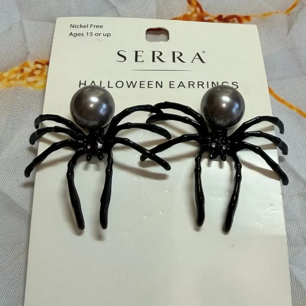 SERRA Spider Halloween Earrings NEW!